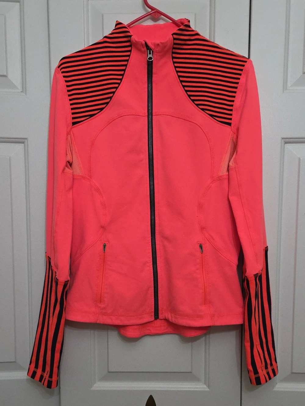 Lululemon Forme 'Flare Inkwell Stripe' Luon Jacket Women's/ 10